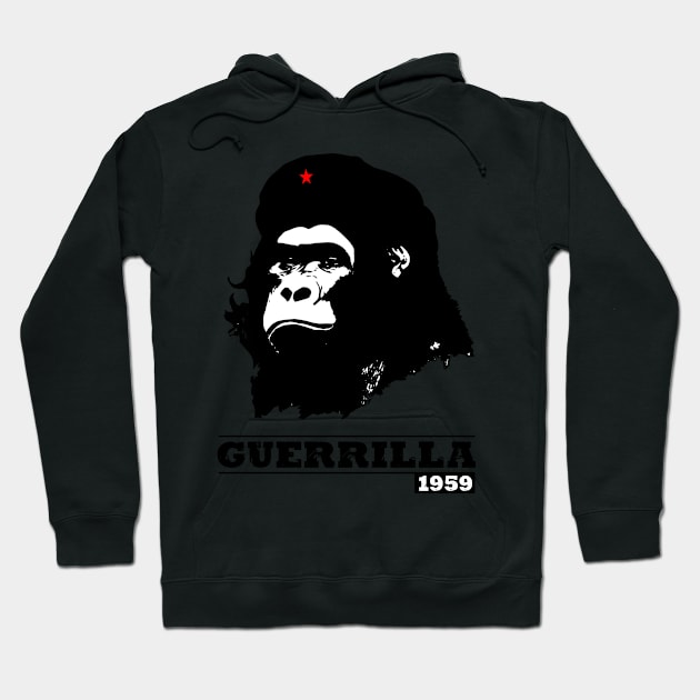 Guerrilla 1959 Tribute to Che Guevara Apparel, Mugs, Prints and More Hoodie by allovervintage